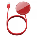 Baseus Langaton Laturi MagSafe Simple Mini 15W Punainen