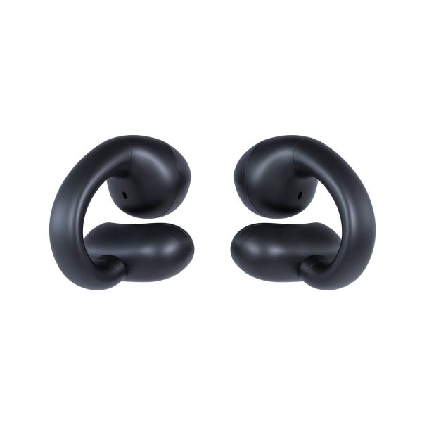 Happy Plugs langattomat avoimet nappikuulokkeet, Clip Open Ear Wireless, musta