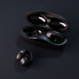 Happy Plugs langattomat avoimet nappikuulokkeet, Clip Open Ear Wireless, musta