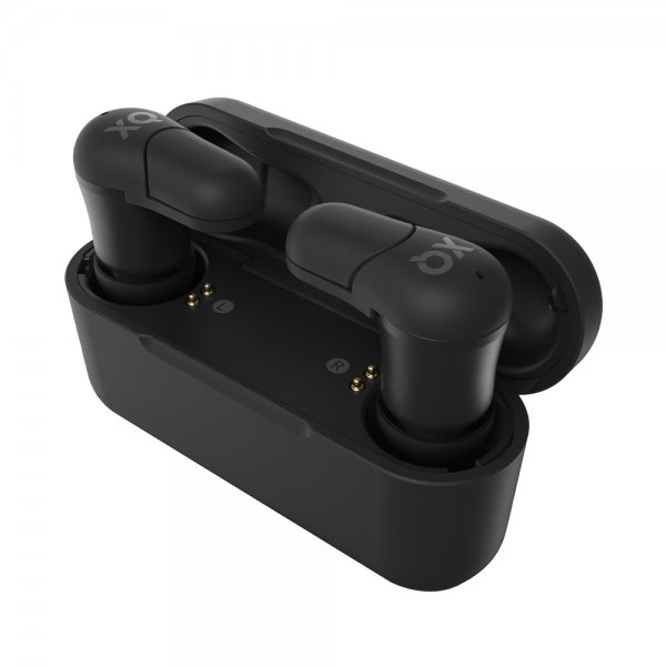 Xqisit True Wireless -nappikuulokkeet, Compact, musta