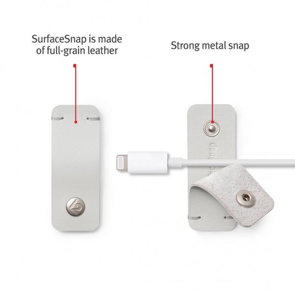 Twelve South Kabelipidike CableSnap Stay Dove Grey