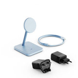 Twelve South HiRise 2 Deluxe 2-in-1 MagSafe-laturi Glacier Blue