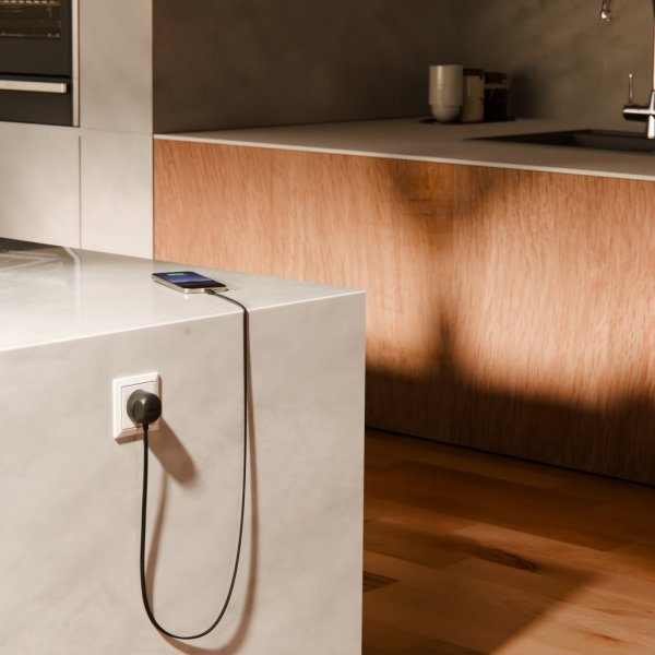 Twelve South PowerCord USB-C-laturi 1,2 metriä Slate