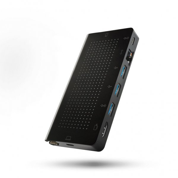 Twelve South StayGo USB-C-keskitin, musta