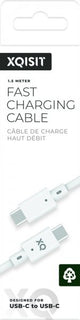 Xqisit Type C - Type C -kaapeli 1,5 m valkoinen
