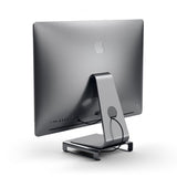 Satechi USB-C Aluminum Monitor Stand Hub for iMac, avaruusharmaa