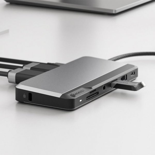 ALOGIC USB-C kaksoisnäyttötelakka MX2 Lite HDMI-versio