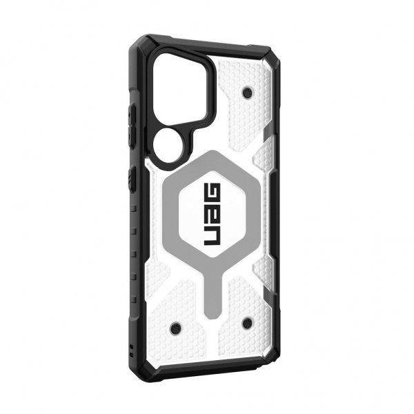 Urban Armor Gear (UAG) Samsung Galaxy S25 Ultra Kuori Pathfinder Clear MagSafe Ice/Silver