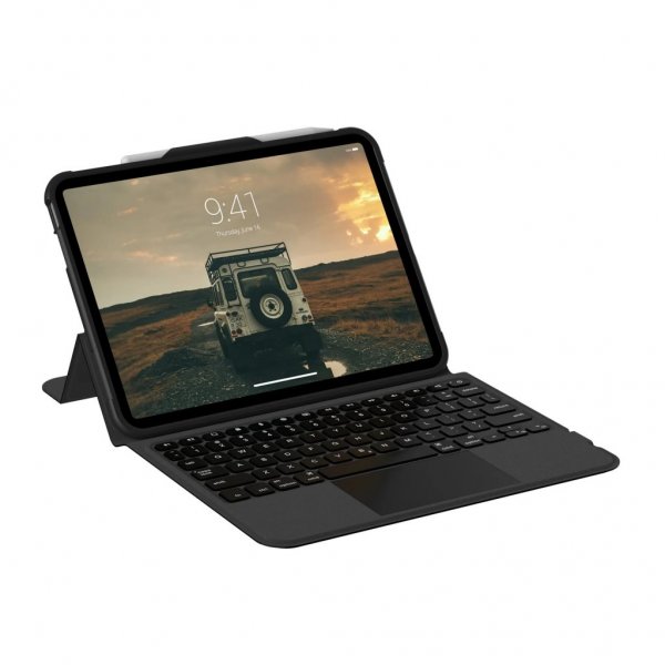 Urban Armor Gear (UAG) iPad 10.9 (gen 10)/iPad 11 (A16) Kotelo näppäimistöllä Pohjoismainen Musta