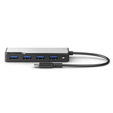 ALOGIC USB-C Fusion SWIFT 4-in-1-keskitin Space Gray  