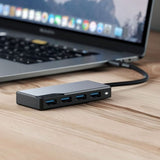 ALOGIC USB-C Fusion SWIFT 4-in-1-keskitin Space Gray  