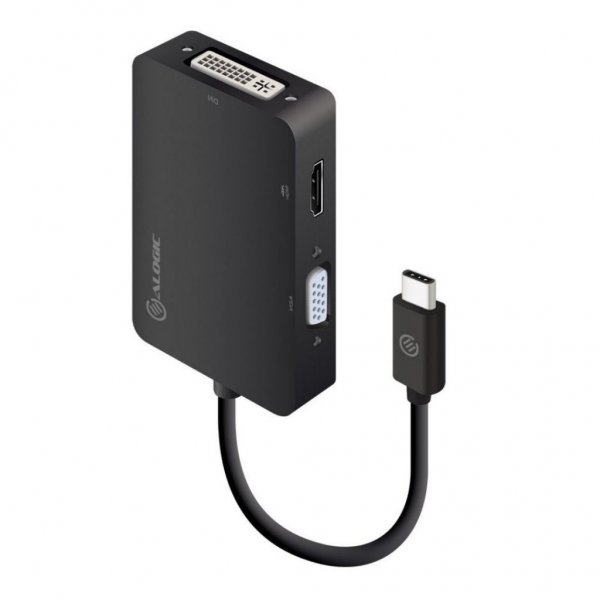 ALOGIC Adapterit 3-in-1 USB-C HDMI DVI VGA