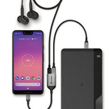 ALOGIC Ultra USB-C/USB-C-urosliitin ja äänilähtö 10 cm  