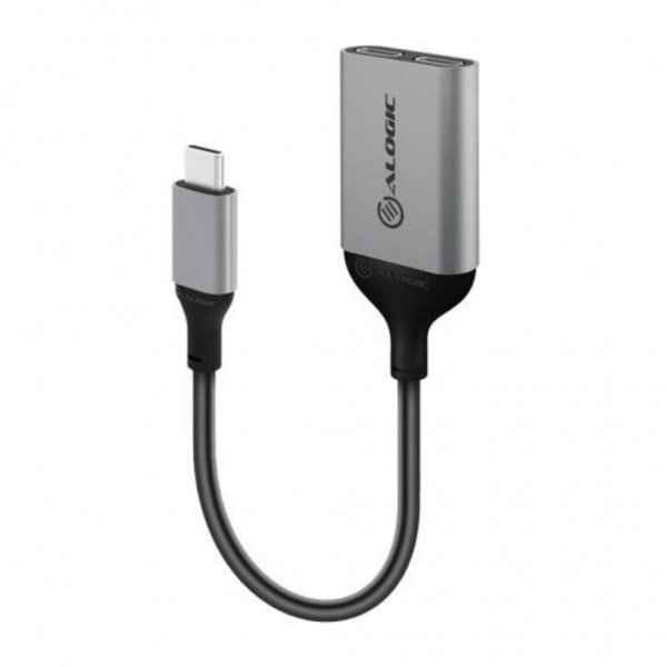 ALOGIC Ultra USB-C/USB-C-urosliitin ja äänilähtö 10 cm  