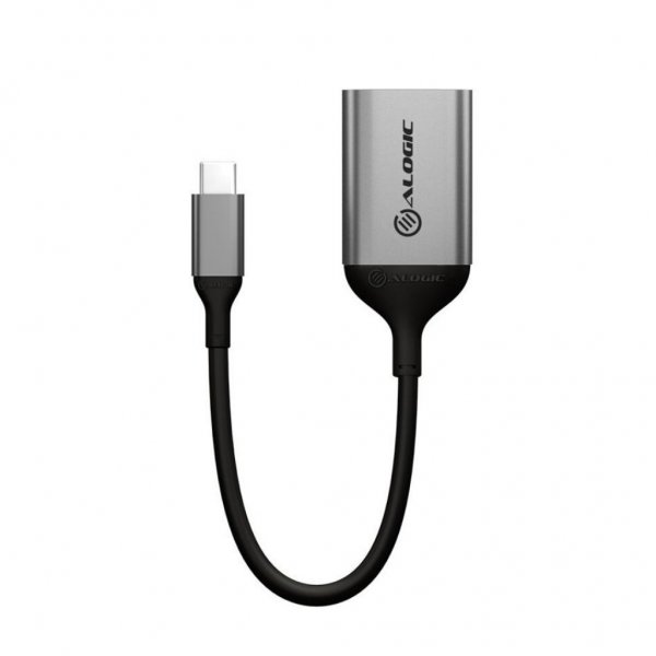 ALOGIC Ultra USB-C/USB-C-urosliitin ja äänilähtö 10 cm  