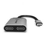 ALOGIC Ultra USB-C/USB-C-urosliitin ja äänilähtö 10 cm  