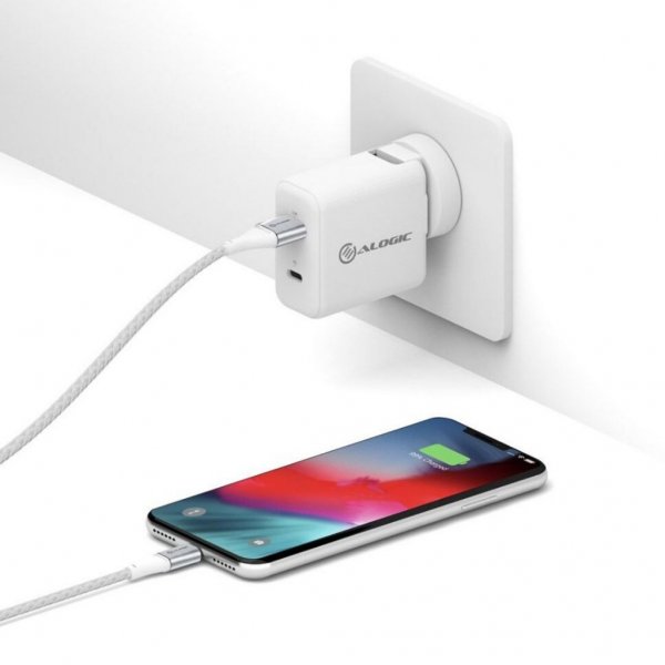 ALOGIC Ultra USB-A/Lightning-kaapeli 1,5 m Hopea