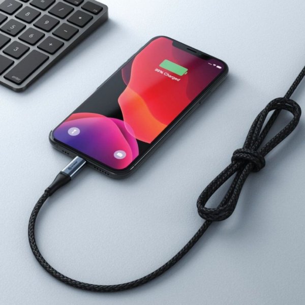 ALOGIC Ultra USB-A/Lightning-kaapeli 1,5 m Avaruusharmaa