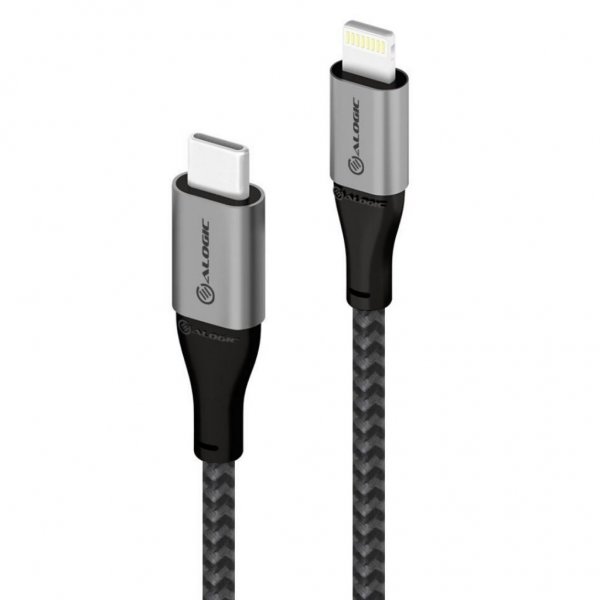 ALOGIC Ultra USB-C/Lightning-kaapeli 1,5 m Space Grey  