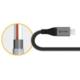 ALOGIC Ultra USB-A/USB-C kaapeli 3A/480Mbps 30 cm Avaruusharmaa