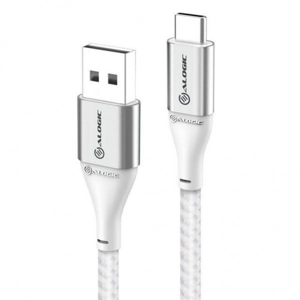 ALOGIC USB-C/USB-A-kaapeli 3A/480Mbps 1,5 m Hopea  