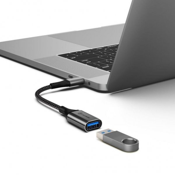 ALOGIC Ultra USB-C/USB-A-adapteri 15 cm Space Gray  