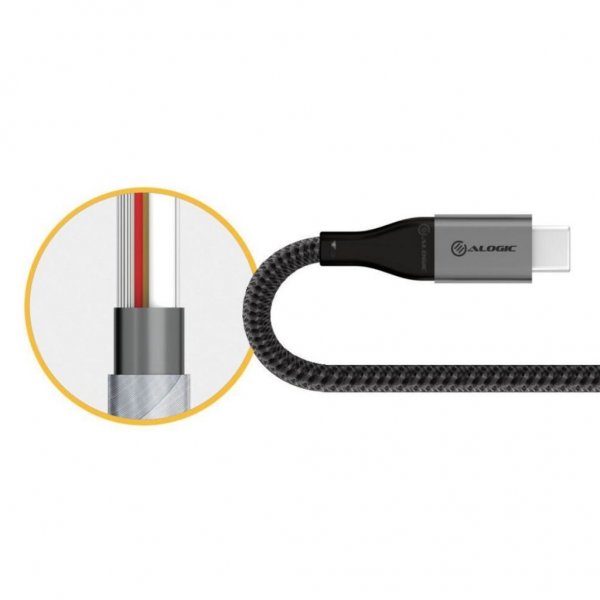 ALOGIC Ultra USB-C/USB-A-adapteri 15 cm Space Gray  