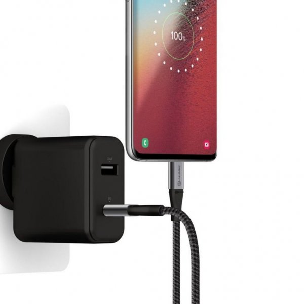 ALOGIC Ultra USB-C/USB-C-kaapeli 5A/480Mbps 1,5 metriä Rymdgrå  