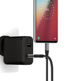 ALOGIC Ultra USB-C/USB-C-kaapeli 5A/480Mbps 1,5 metriä Rymdgrå  