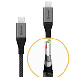 ALOGIC Ultra USB-C/USB-C-kaapeli 5A/480Mbps 3 metriä Rymdgrå  