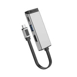 Alogic USB-hub MagForce Trio 3-in-1 Harmaa