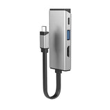 Alogic USB-hub MagForce Trio 3-in-1 Harmaa