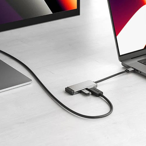 Alogic USB-hub MagForce Trio 3-in-1 Harmaa
