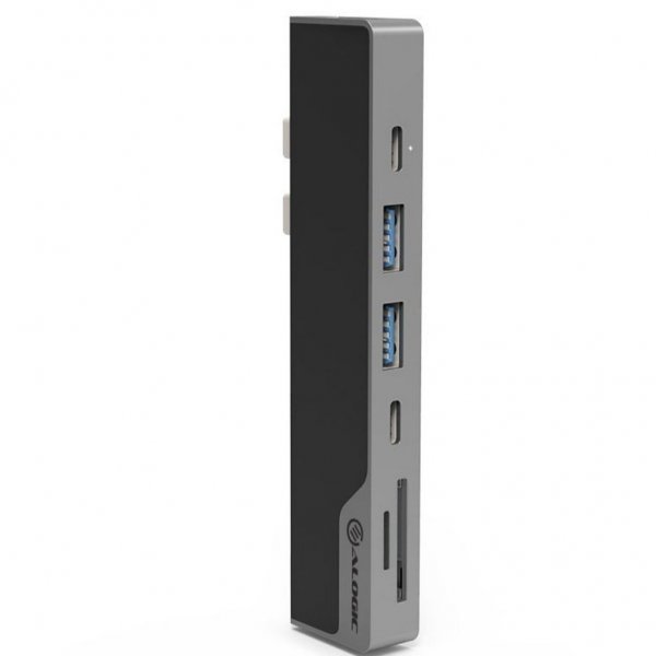 ALOGIC Ultra USB-C Dock NANO Gen 2 - HDMI. USB. SD-kortti 100W PD Avaruusharmaa