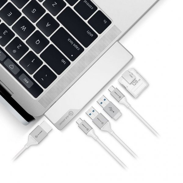 ALOGIC Ultra USB-C Dock NANO Gen 2 - HDMI. USB. SD-kortti 100W PD Hopea