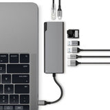ALOGIC Ultra USB-C Dock PLUS - HDMI. MDP. USB. Ethernet. muistikortinlukija ja 100W PD Avaruusharmaa