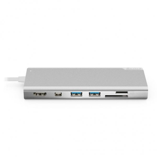 ALOGIC Ultra USB-C Dock PLUS - HDMI. MDP. USB. Ethernet. muistikortinlukija ja 100W PD Hopea