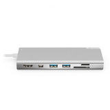 ALOGIC Ultra USB-C Dock PLUS - HDMI. MDP. USB. Ethernet. muistikortinlukija ja 100W PD Hopea