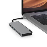 ALOGIC Ultra USB-C Dock UNI - HDMI. USB. SD-kortti 100W PD Avaruusharmaa