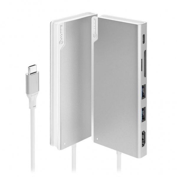 ALOGIC Ultra USB-C Dock UNI - HDMI. USB. SD-kortti 100W PD Hopea