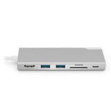 ALOGIC Ultra USB-C Dock UNI - HDMI. USB. SD-kortti 100W PD Hopea