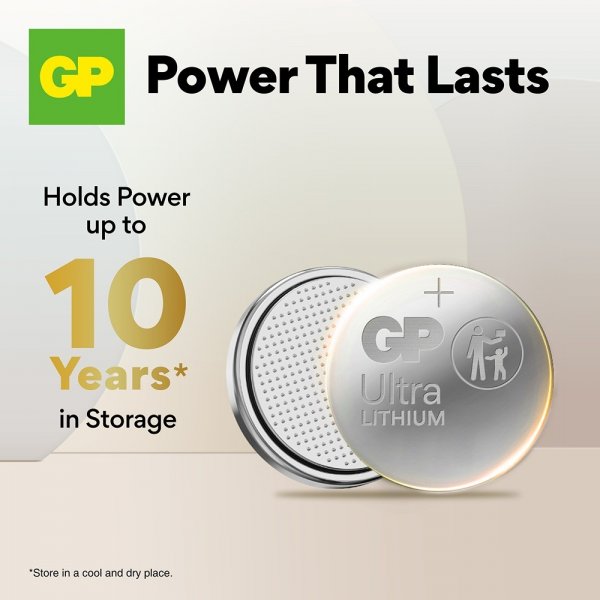 GP Ultra Lithium Nappiparisto CR2032 8 kpl:n pakkaus