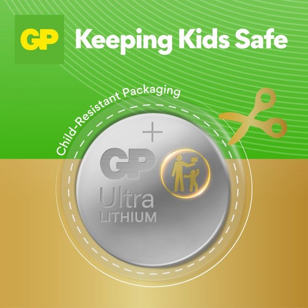 GP Ultra Lithium Nappiparisto CR2032 8 kpl:n pakkaus