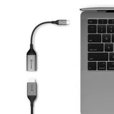 ALOGIC Ultra USB-C Uros DisplayPort Naaras Adapteri 4K @60Hz 15cm