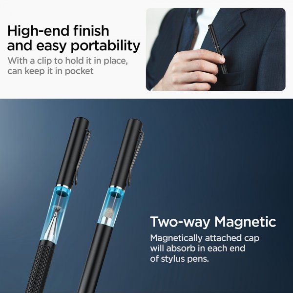 Spigen Universal Stylus-kynä Musta