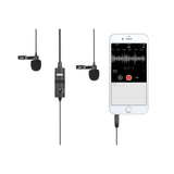 Boya Mikrofoni Lavalier 2x BY-M1DM 3.5mm 4m