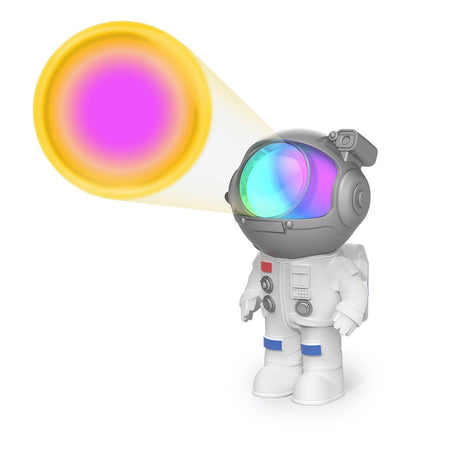 Mobility on Board Projektori Mini Stellar Light Space Valkoinen Astronaut