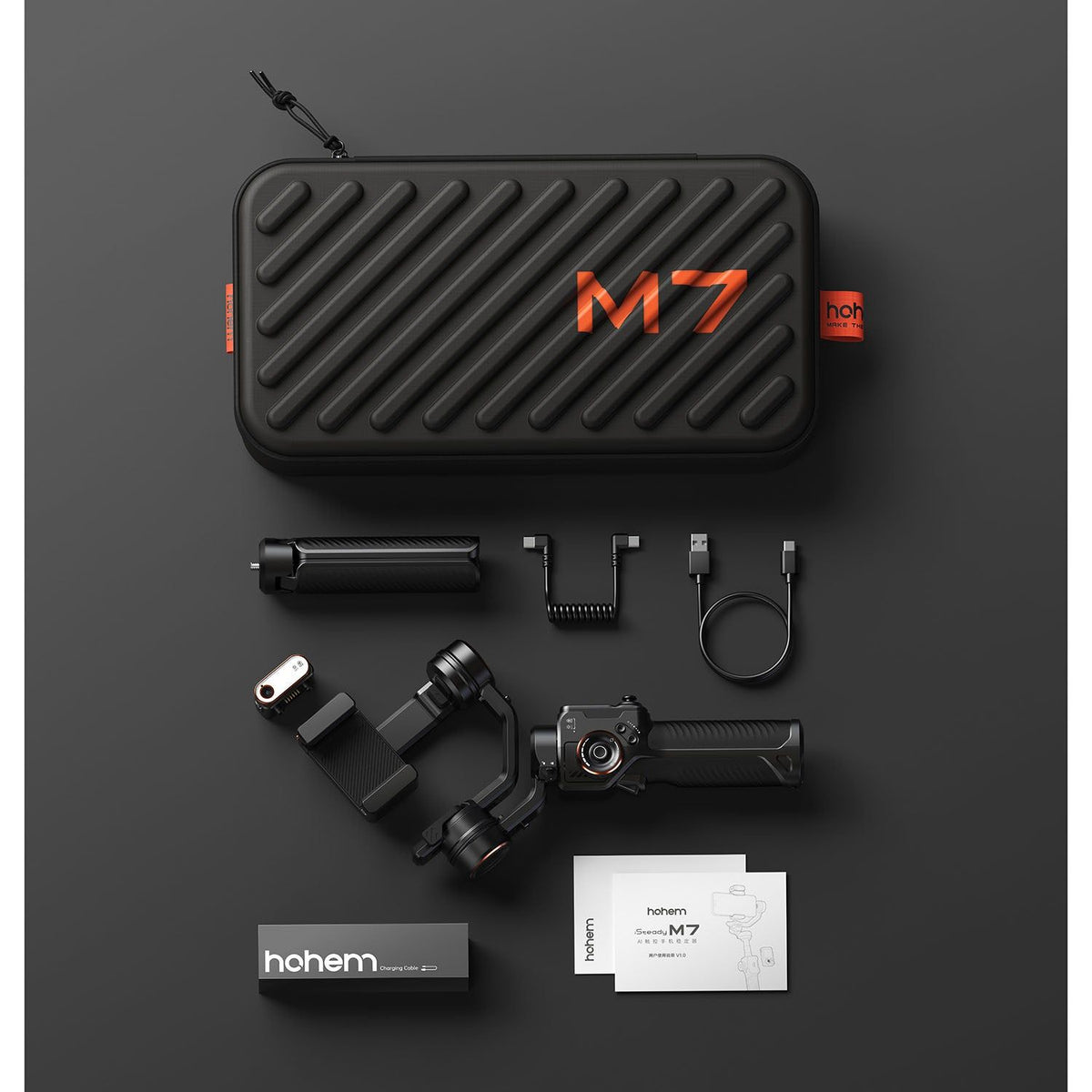 Hohem iSteady M7 Smartphone Gimbal Musta Kit ja AI