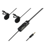 Boya Mikrofoni Lavalier 2x BY-M1DM 3.5mm 4m