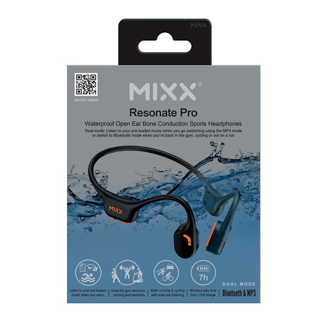 Mixx Trådlösa Kuulokkeet Benledande Resonate Pro Bone Conduction Musta